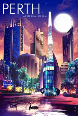3110 Perth Cityscape Belltower