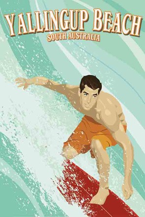 3252 Surfer Yallingup Beach