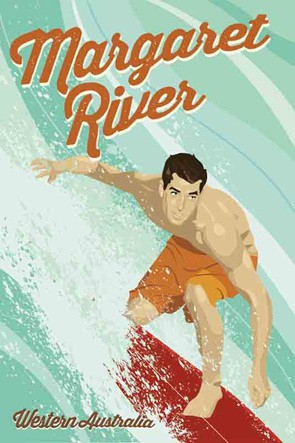 3256 Surfer Big Wave Margaret River WA