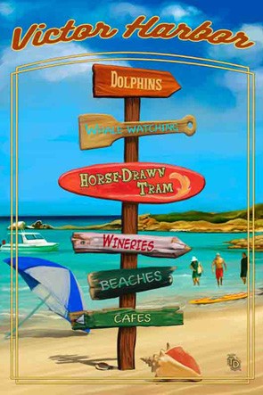 35602 Rustic Signpost Victor Harbor