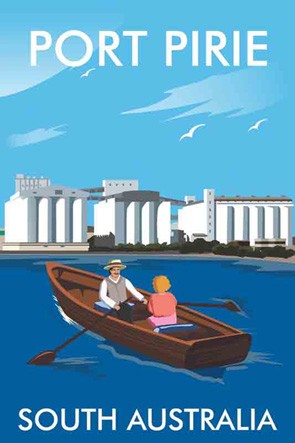 3681 Silos Rowing Boat Port Pirie
