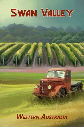 45000 Vineyard with Truck Swan Valley WA